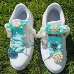 Tiffany blue sneakers